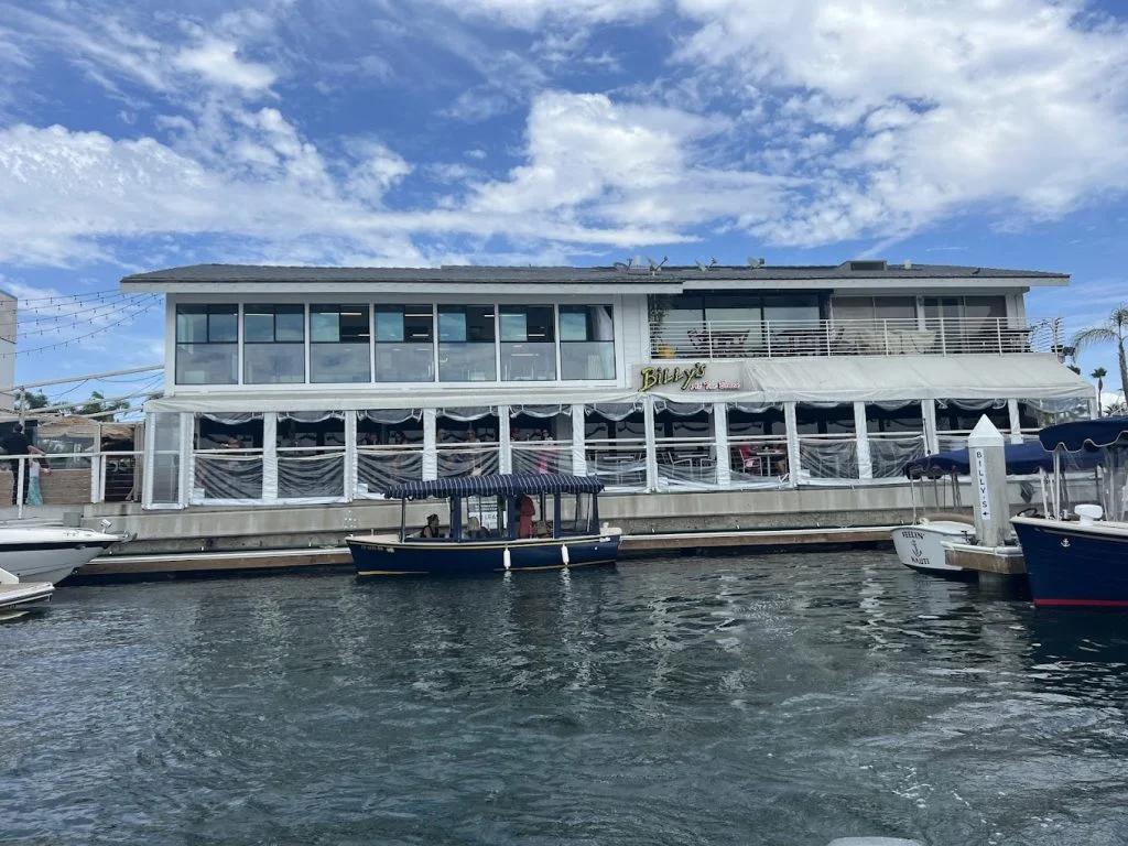 Billy's at the Beach restaurant from the water