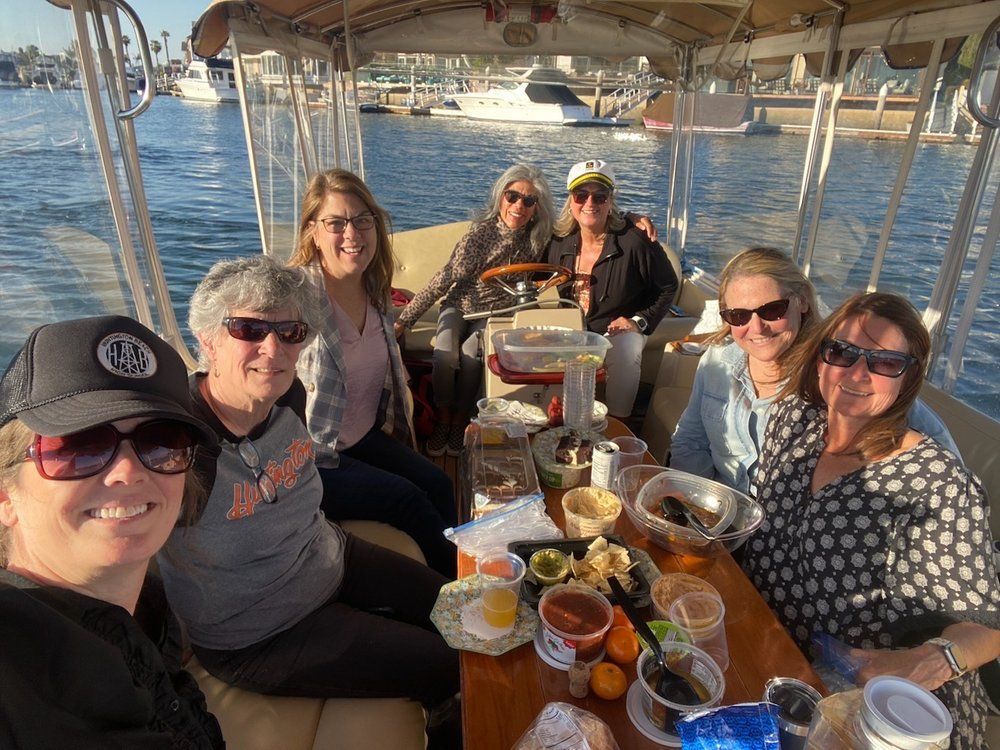 Team building event on Duffy boat
