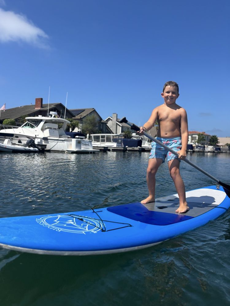 Boy on SUP