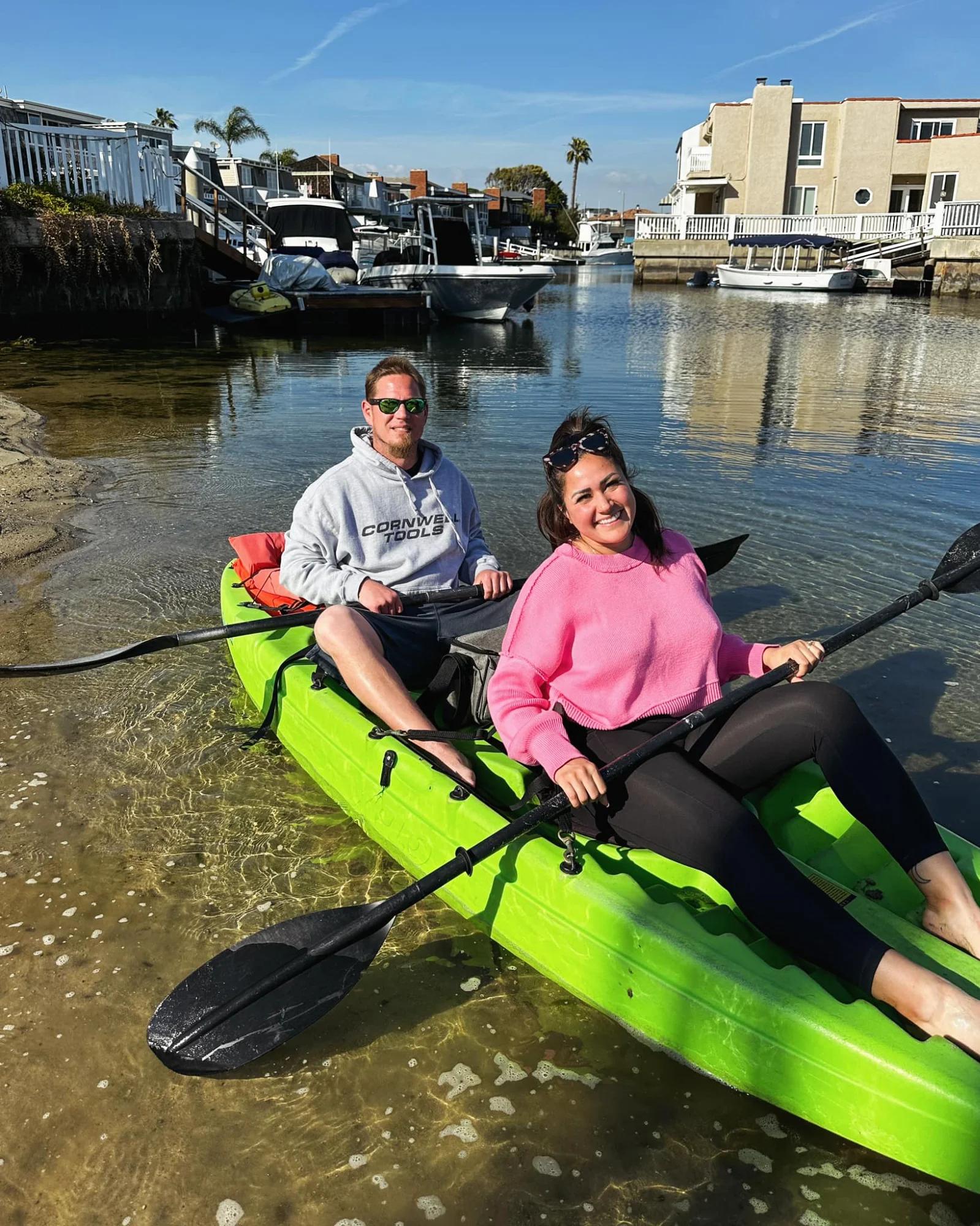 Couple in kayak